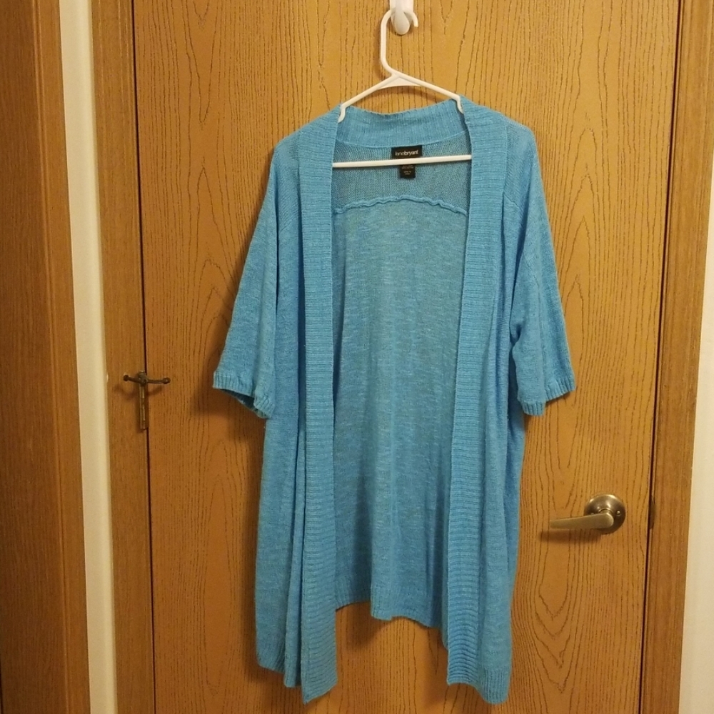 Lane Bryant Light Blue Cardigan